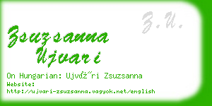 zsuzsanna ujvari business card